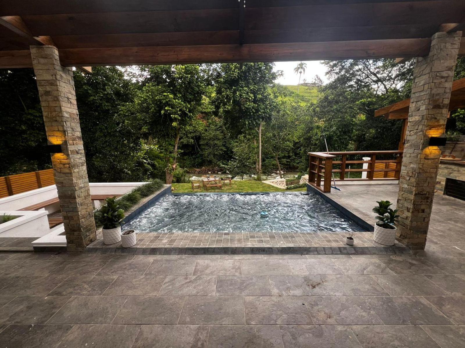 Villa Cielito Del Yaque - Jarabacoa - Rio Privado - Picuzzi Climatizado Εξωτερικό φωτογραφία